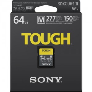 Thẻ nhớ Sony 64GB SDXC SF-M series TOUGH UHS-II 277/150MB/s