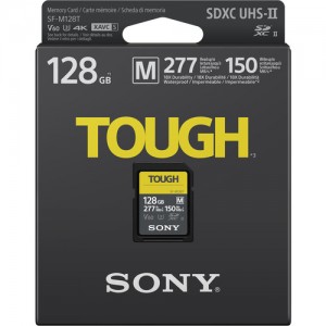 Thẻ nhớ Sony 128GB SDXC SF-M series TOUGH UHS-II 277/150MB/s
