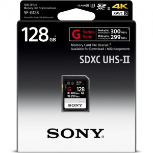 Thẻ nhớ Sony 128GB G Series UHS-II SDXC (Speed Class 10) 300/299 MB/s