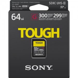 Thẻ nhớ Sony SDXC 64GB SF-G series TOUGH UHS-II V90 U3 300MB/s